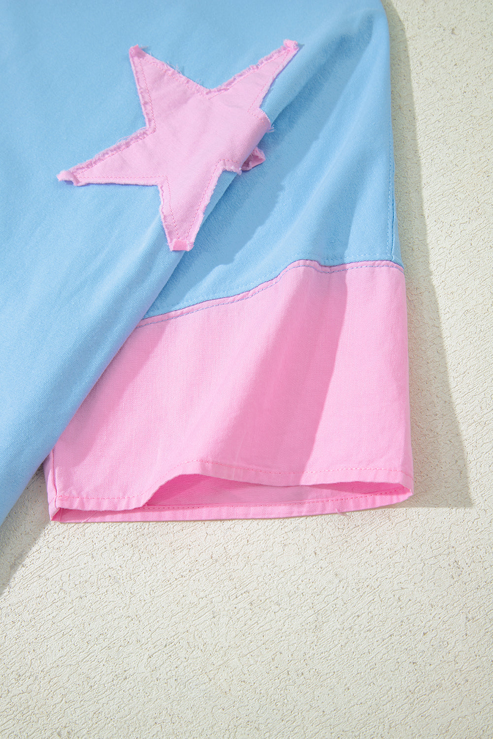 Star Patchwork Short Sleeve T-Shirt