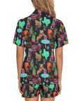 Vegas Neon Women's Western Pajama Set