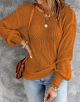Evelyn Shoulder Kangaroo Baggy Hoodie