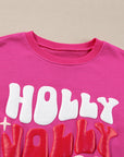 Christmas Holly Jolly Babe Crewneck Sweatshirt