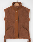 Evelyn Knot Side Plush Vest