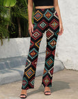 Colorful Aztec Flare Pants