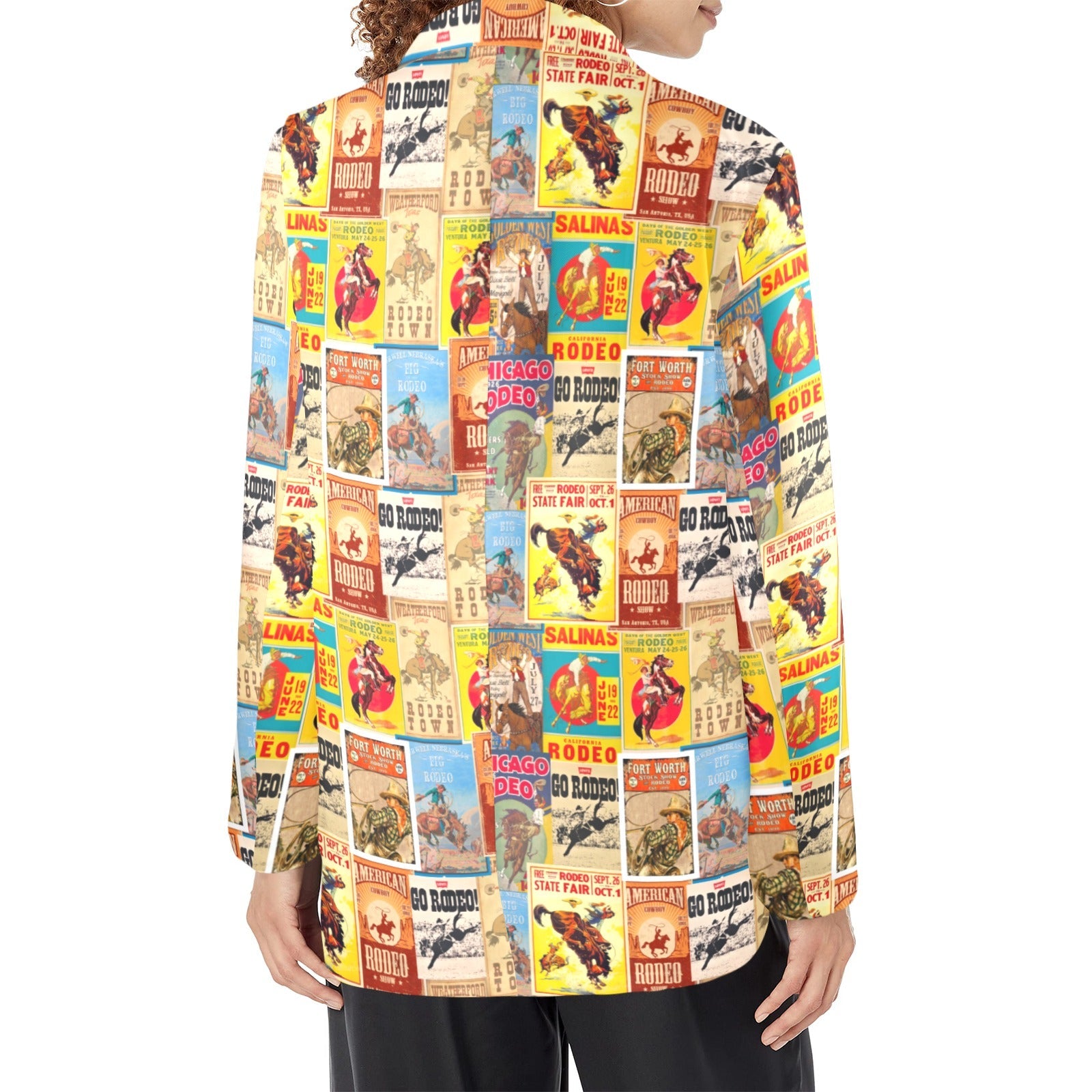 Women&#39;s Vintage Rodeo Poster Blazer