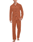 Rust Cattle Brands Men's Western Pajama Set