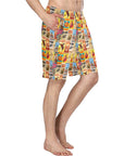 Vintage Rodeo Poster Mens Western Swim Trunks Shorts