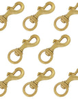 1 In X 3 1/2 Hilason Swivel Round Eye Bolt Snap Solid Brass – Hilason