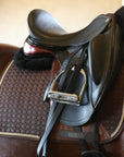 European Cotton Dressage Saddle Pad - Chocolate