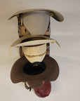 3 Cowboy Hat Rack Vertical | Cowboy Hat Holder | Rustic Western Hat Display | Handcrafted Wooden Organizer | Space-Saving Home Decor | Made in USA