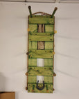 4 Cowboy Hat Rack Vertical | Cowboy Hat Holder |  Rustic Western Hat Display | Handcrafted Wooden Organizer | Space-Saving Home Decor | Made in USA
