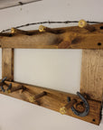 8BL - Ball Cap Hat Rack - 8 Baller Functional Western Decor