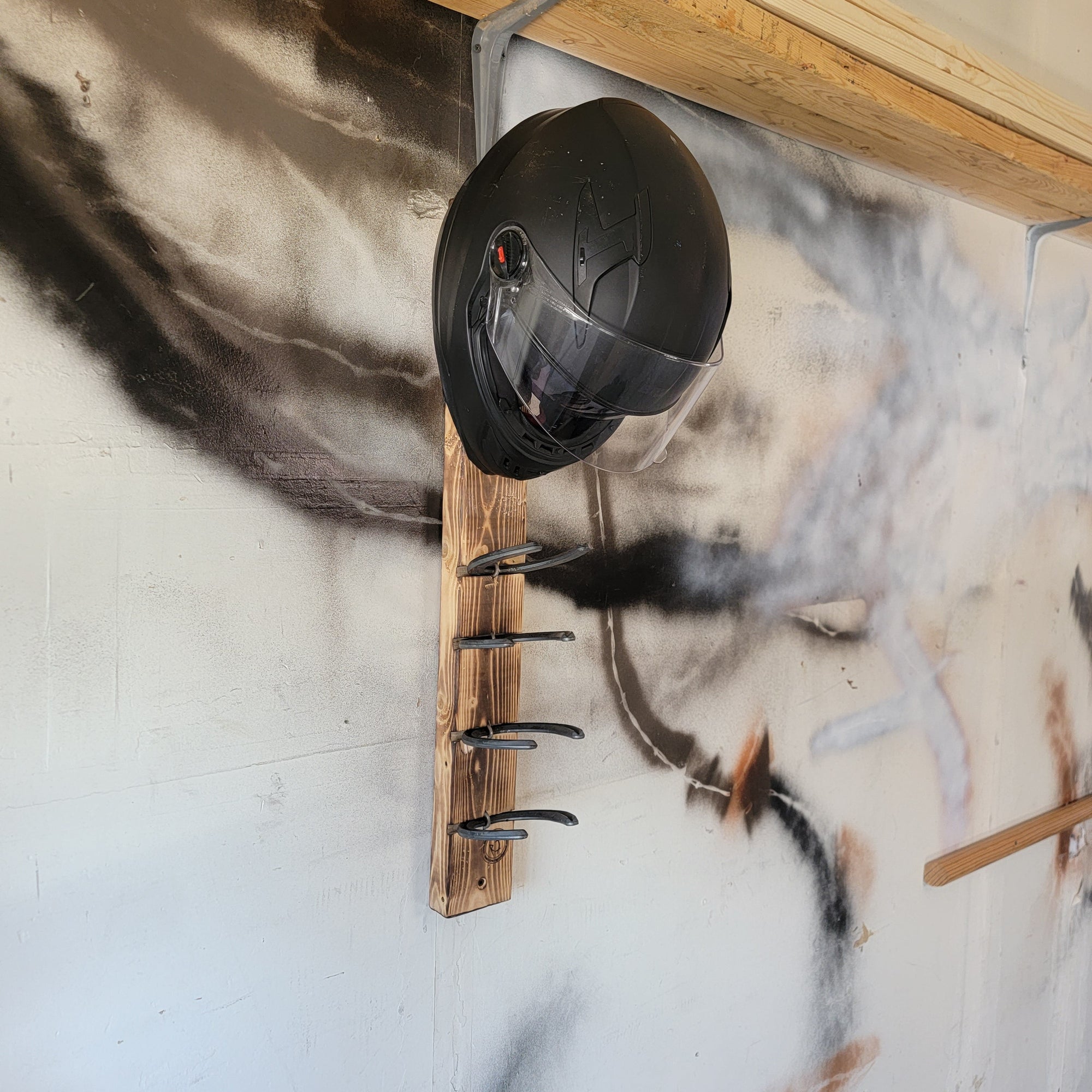 SHR - Steel Horse Rack - Motorcycle Helmet Storage