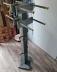 4 Cowboy Hat & 4 Boot Tree Rack | Hybrid Western Organizer | Rustic Wooden Hat & Boot Stand | Functional Entryway Display | Handcrafted in USA