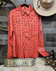 Rust Brands Unisex Western Button Up Shirt