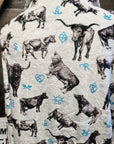 Sample Sale Cattle & Brands Women's Western Bath Robe size LARGE