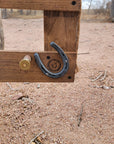 6 Cowboy Hat Rack Horizontal | Cowboy Hat Holder | Rustic Western Hat Display | Handcrafted Wooden Organizer | Space-Saving Home Decor | Made in USA