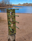 4 Cowboy Hat Rack Vertical | Cowboy Hat Holder |  Rustic Western Hat Display | Handcrafted Wooden Organizer | Space-Saving Home Decor | Made in USA