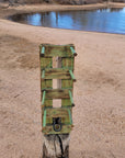 4 Cowboy Hat Rack Vertical | Cowboy Hat Holder |  Rustic Western Hat Display | Handcrafted Wooden Organizer | Space-Saving Home Decor | Made in USA