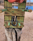 4 Cowboy Hat Rack Vertical | Cowboy Hat Holder |  Rustic Western Hat Display | Handcrafted Wooden Organizer | Space-Saving Home Decor | Made in USA