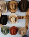 9 Cowboy Hat Rack | Cowboy Hat Holder | Rustic Western Hat Display | Handcrafted Wooden Organizer | Space-Saving Home Decor | Made in USA