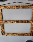 9 Cowboy Hat Rack | Cowboy Hat Holder | Rustic Western Hat Display | Handcrafted Wooden Organizer | Space-Saving Home Decor | Made in USA