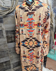 Sahara Aztec Lightweight Cardigan