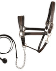 ExionPro Duo-Tone Leather Halter - Havana