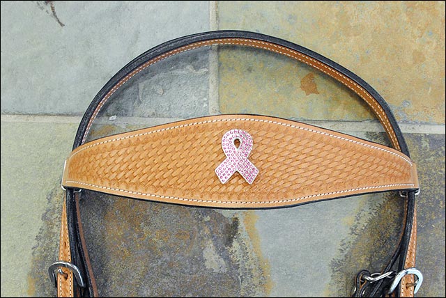 HILASON Western Horse Headstall Breast Collar Set Genuine American Leather Basket Weave Tan