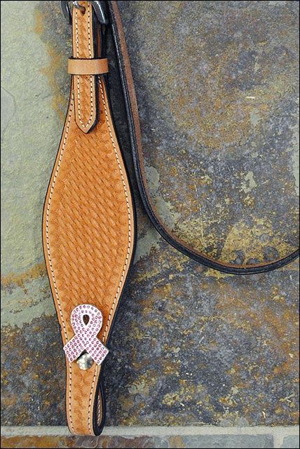 HILASON Western Horse Headstall Breast Collar Set Genuine American Leather Basket Weave Tan