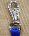 Weaver Blue Nylon Tack Horse Trailer Tie Nickel Plated Hardware