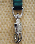 Weaver Hunter Green Nylon Tack Horse Trailer Tie Nickel Plated Hardware
