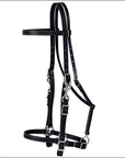 Black Western Tack Brahma Webb Horse Halter Bridle By Weaver Leather
