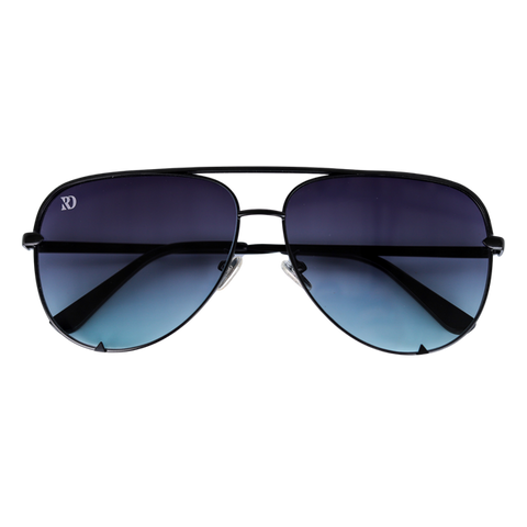 DILLON AVIATOR SUNGLASSES | RD (black gray blue)