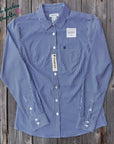 Ariat Women's Black Iris Stripe Kirby Pro Shirt