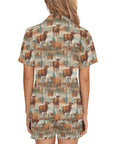 Cattle Country Women's Western Pajama Set