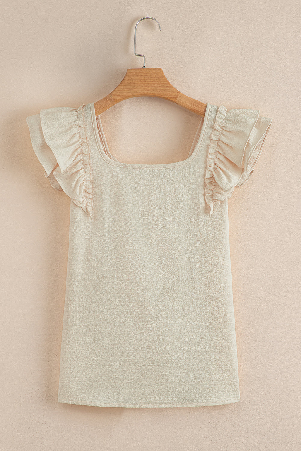 PB Bow Tie Ruffle Sleeve Top