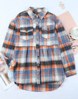 Elizabeth Plaid Down Ruffled Shirt