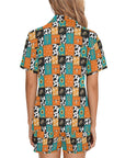 Western Patchwork Women's Western Pajama Set