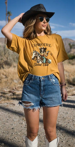 Cowgirl Social Club Graphic Tee