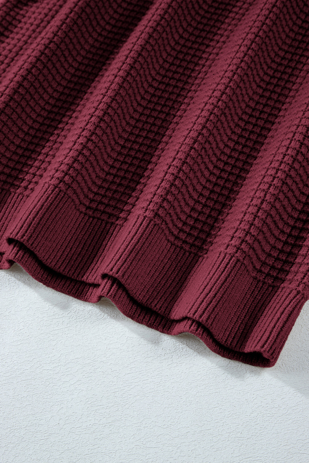 Julietta Mixed Textured Knitted Sweater