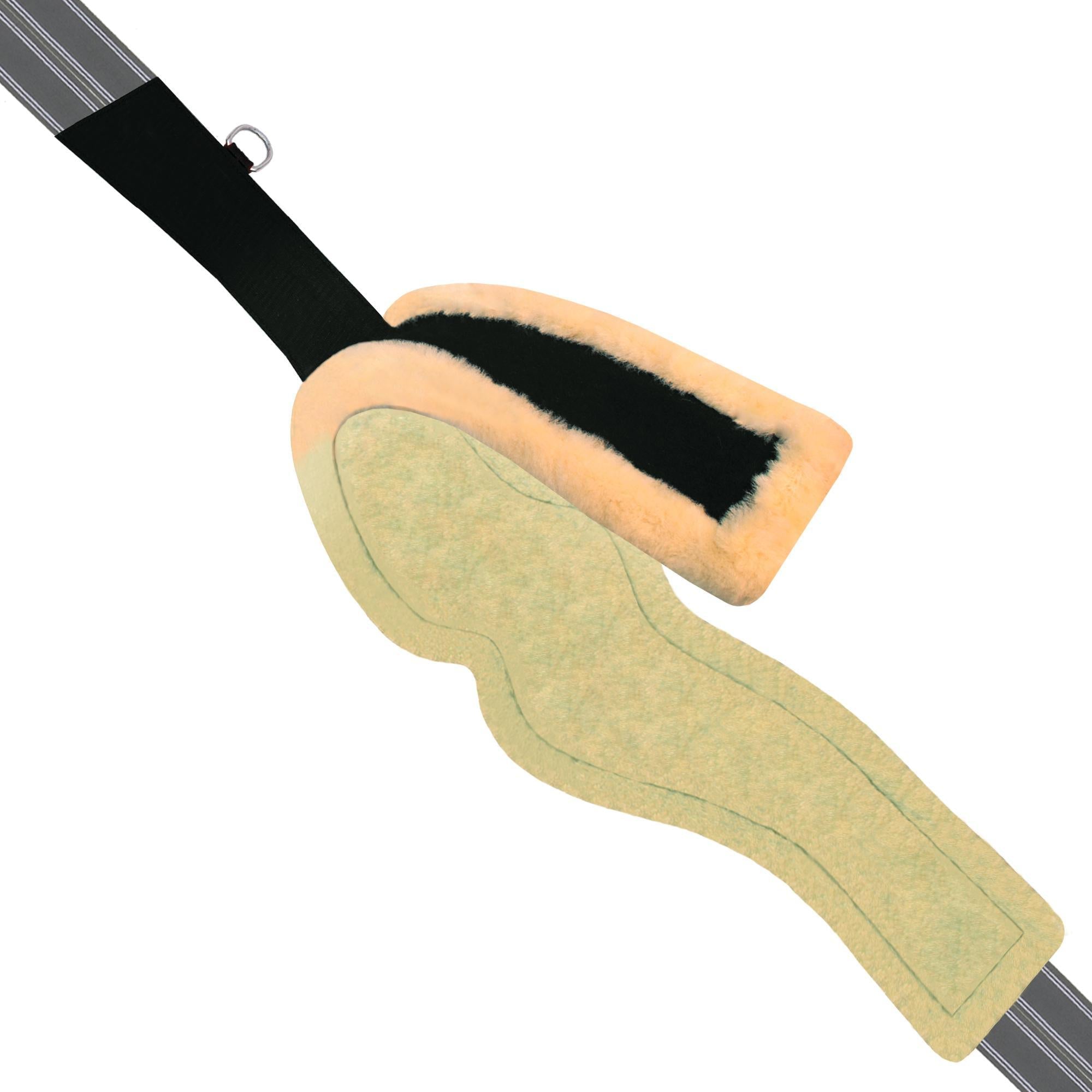 ExionPro &#39;AdaptLine&#39; Wave Over Lay Girth - Navy Blue Elastic with White Lines