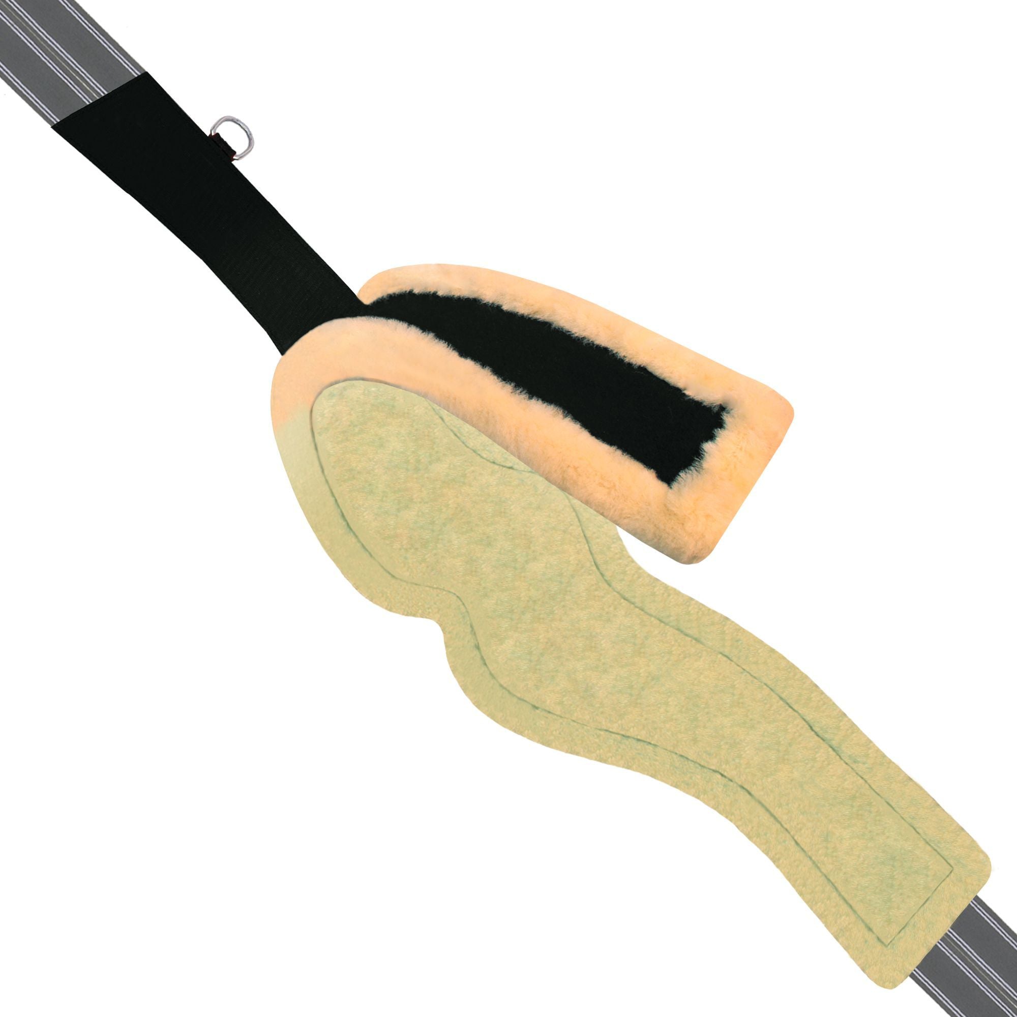 ExionPro &#39;AdaptLine&#39; Wave Over Lay Girth - Grey Elastic with White Lines