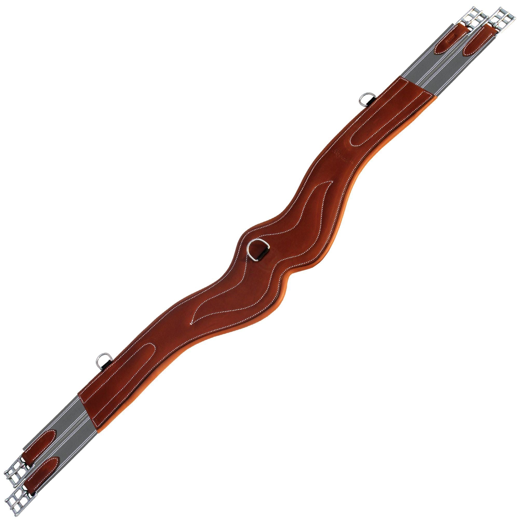 ExionPro &#39;AdaptLine&#39; Wave Over Lay Girth - Grey Elastic with White Lines