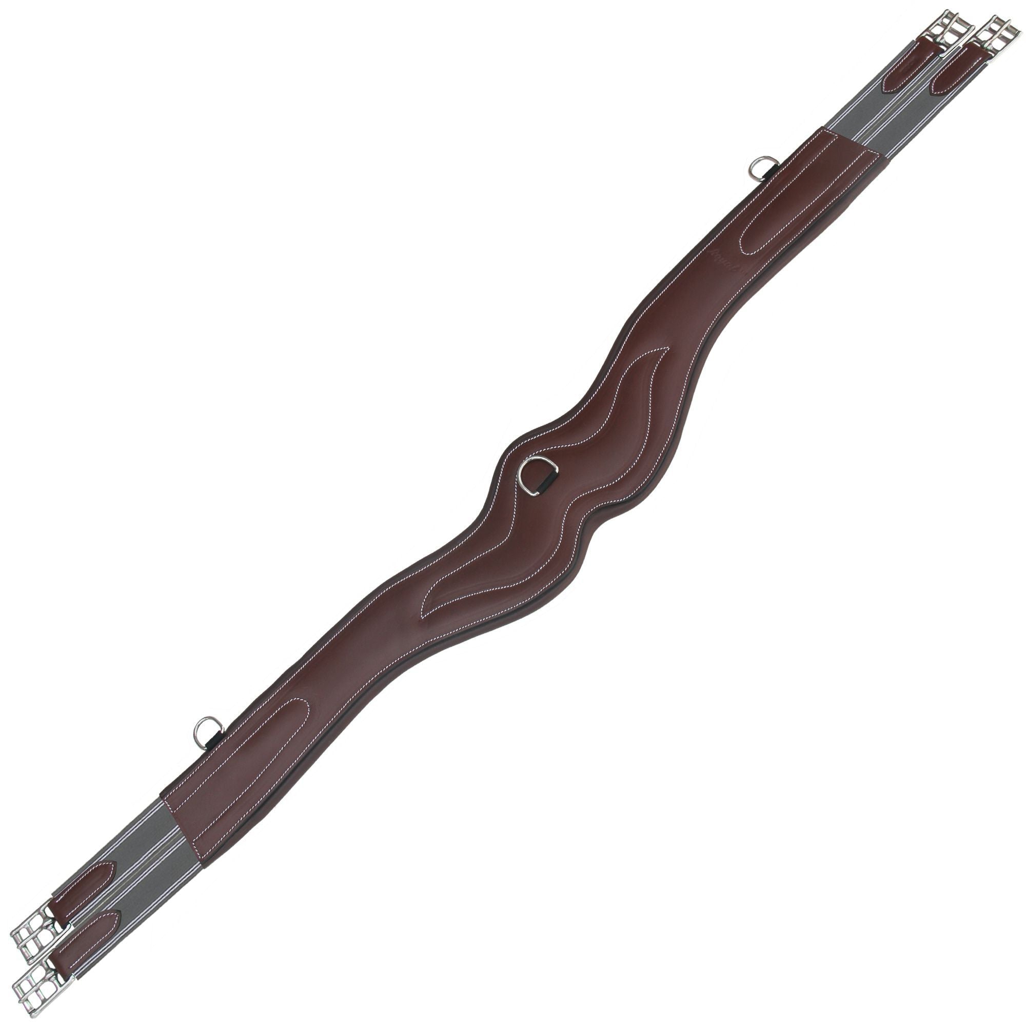ExionPro &#39;AdaptLine&#39; Wave Over Lay Girth - Grey Elastic with White Lines