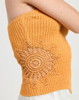 RIBBED ASYMMETRICAL HEM TUBE TOP