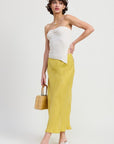 RIBBED ASYMMETRICAL HEM TUBE TOP