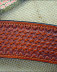 HILASON Western Horse Headstall Breast Collar Set Tack Genuine American Leather