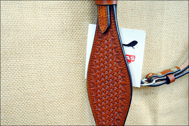 Hilason Western Headstall &amp; Breast Collar Set Horse American Leather Tan