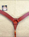 Hilason Western Headstall & Breast Collar Set Horse American Leather Tan