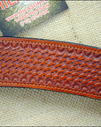 Hilason Western Headstall & Breast Collar Set Horse American Leather Tan