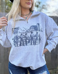 Cowboy Scene Quarter Zip